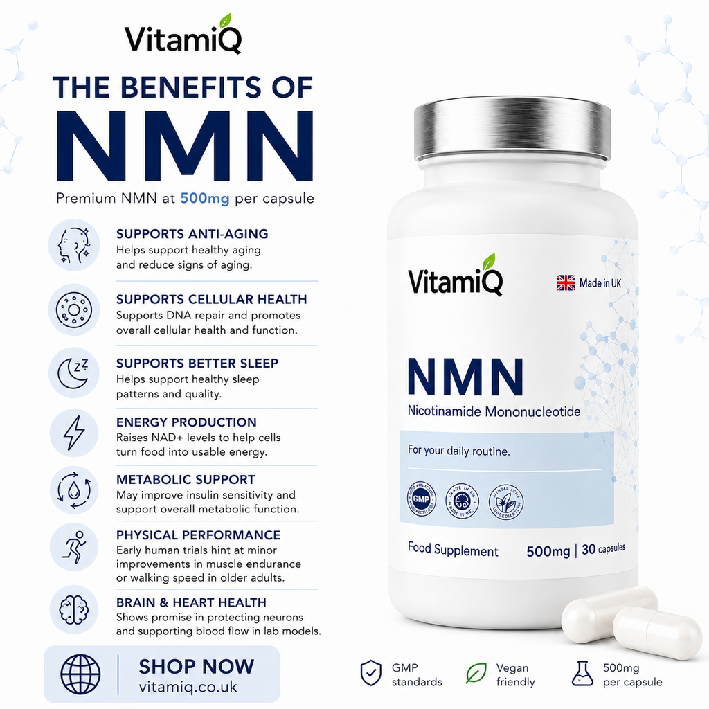 VitamiQ NMN 500mg – Vegan Capsules