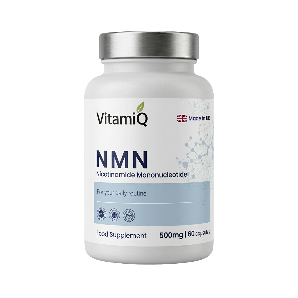 VitamiQ NMN 500mg 60 vegan capsules bottle